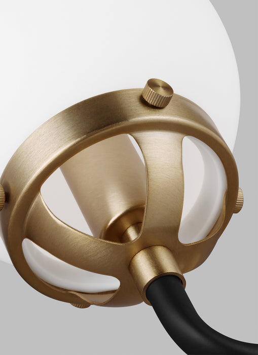 Two Light Wall / Bath from the Cafe collection in Satin Bronze finish