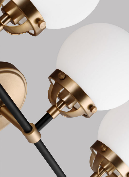 Three Light Wall / Bath from the Cafe collection in Satin Bronze finish