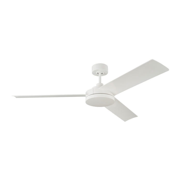 56``Ceiling Fan from the Cirque collection in Matte White finish