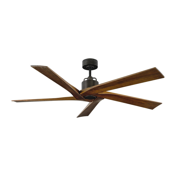 56``Ceiling Fan from the Aspen collection in Aged Pewter finish