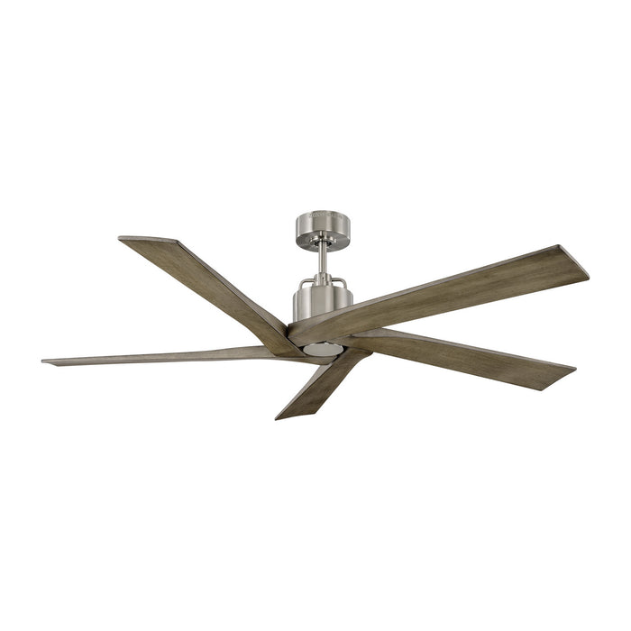 56``Ceiling Fan from the Aspen collection in Brushed Steel finish