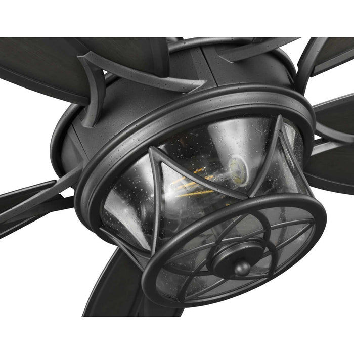 54``Ceiling Fan from the Alfresco collection in Blistered Iron finish