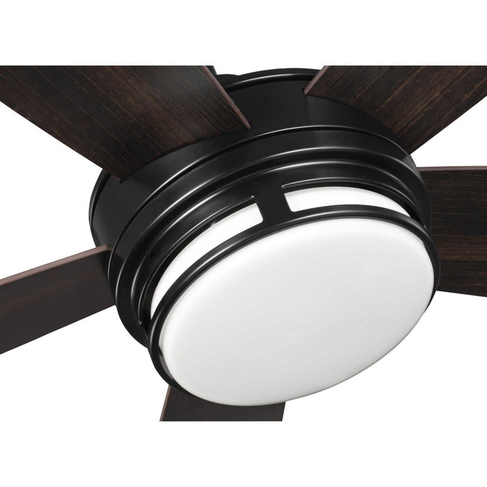 54``Ceiling Fan from the Albin collection in Black finish
