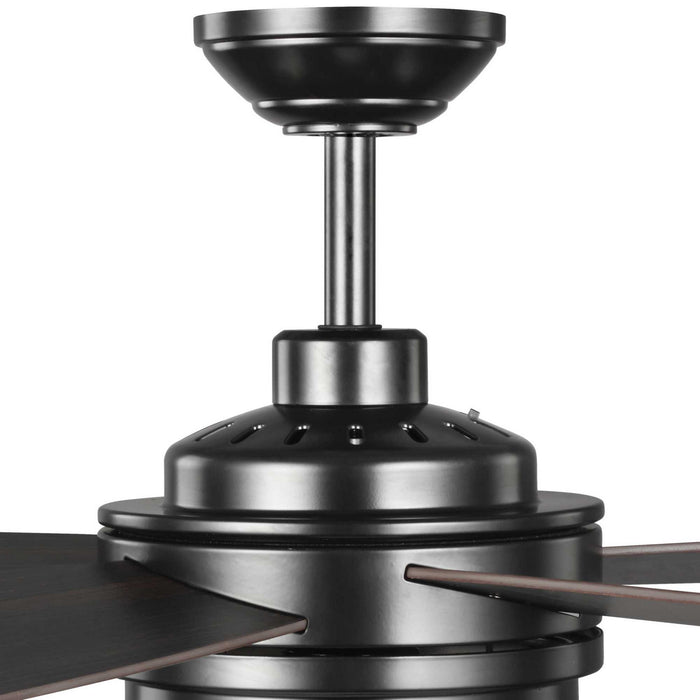 54``Ceiling Fan from the Albin collection in Black finish