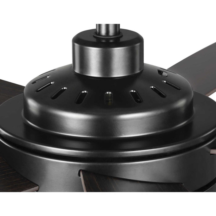 54``Ceiling Fan from the Albin collection in Black finish