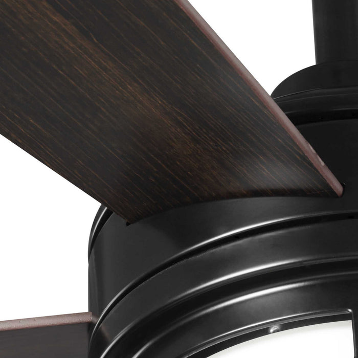 54``Ceiling Fan from the Albin collection in Black finish