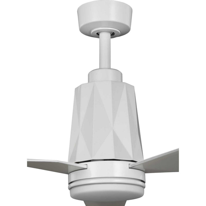 60``Ceiling Fan from the Bixby collection in White finish