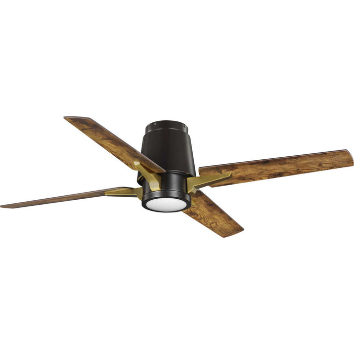LED Ceiling Fan Light Kit from the Lindale collection in Architectural Bronze finish