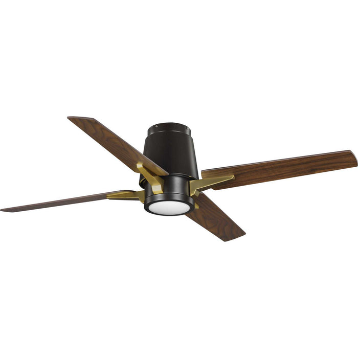 LED Ceiling Fan Light Kit from the Lindale collection in Architectural Bronze finish