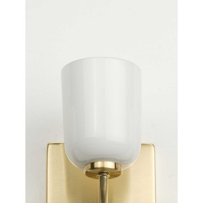 Three Light Bath from the Moore collection in Satin Brass finish