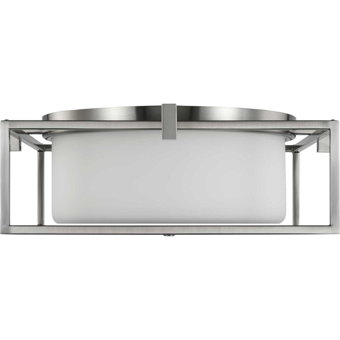Two Light Flush Mount from the Chadwick collection in Brushed Nickel finish