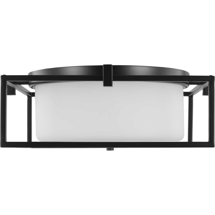 Two Light Flush Mount from the Chadwick collection in Black finish