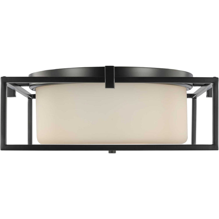 Two Light Flush Mount from the Chadwick collection in Black finish