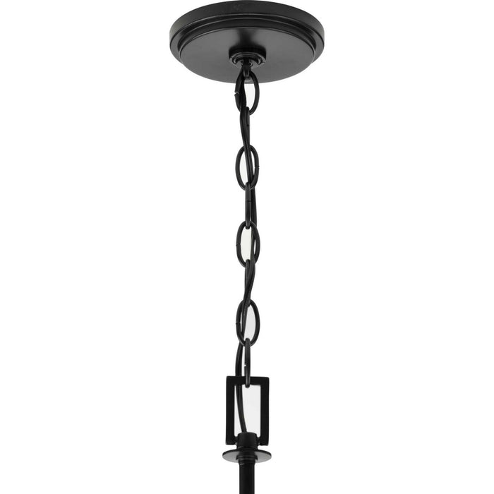Five Light Chandelier from the Winslett collection in Black finish