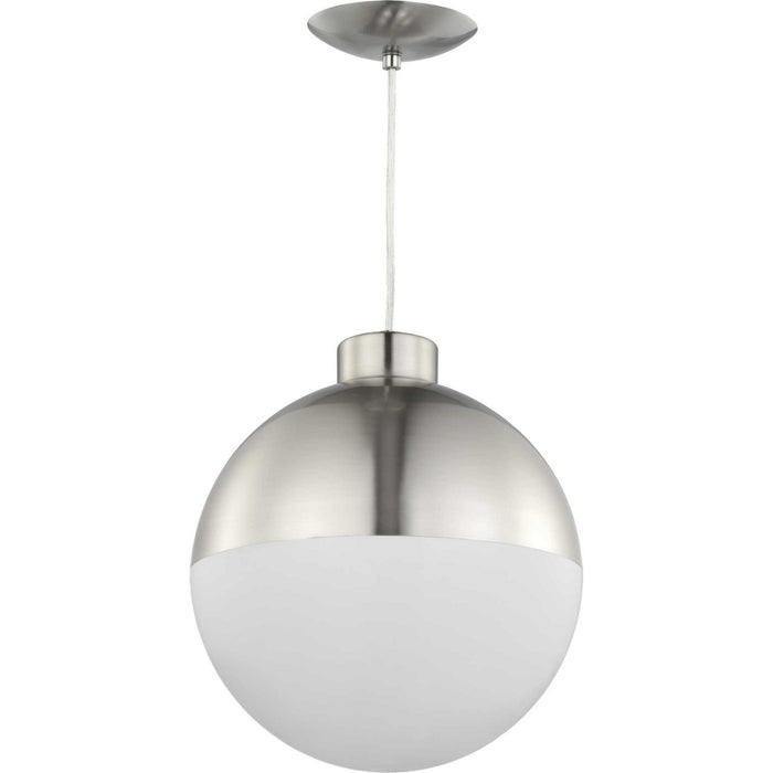 LED Pendant from the Globe LED collection in Brushed Nickel finish