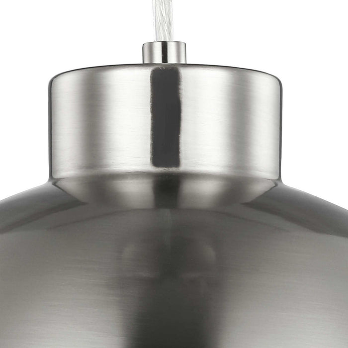 LED Pendant from the Globe LED collection in Brushed Nickel finish