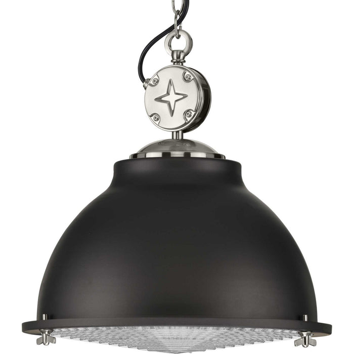One Light Pendant from the Medal collection in Graphite finish