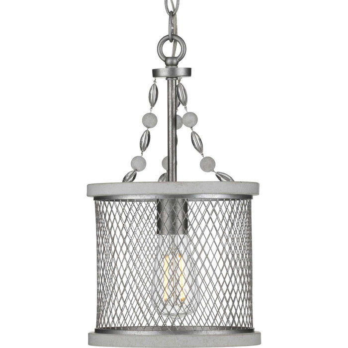 One Light Mini Pendant from the Austelle collection in Galvanized finish