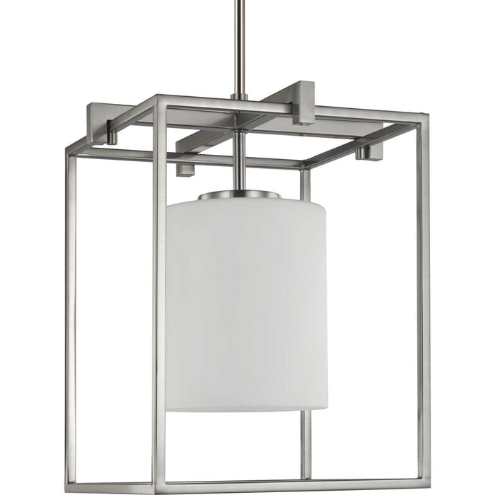 One Light Mini Pendant from the Chadwick collection in Brushed Nickel finish