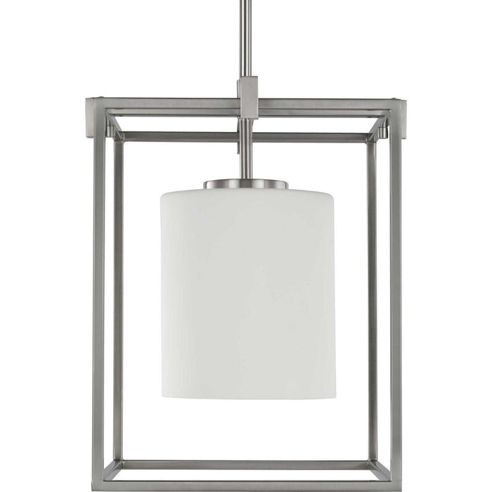 One Light Mini Pendant from the Chadwick collection in Brushed Nickel finish