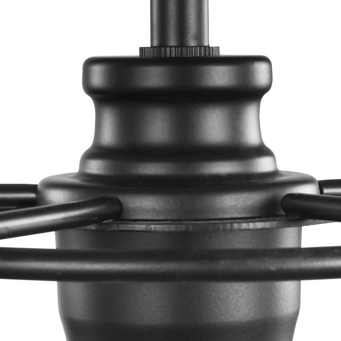 One Light Mini Pendant from the Chambers collection in Black finish