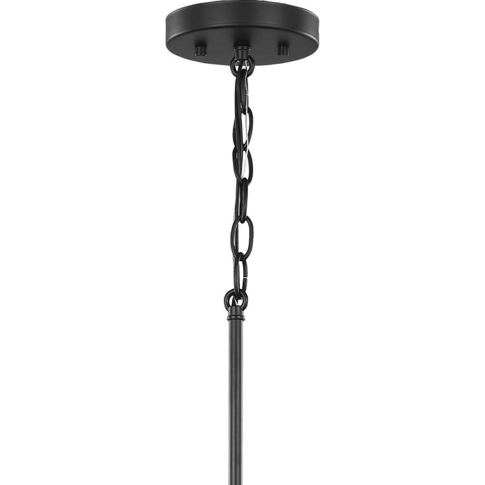 One Light Pendant from the Chambers collection in Black finish
