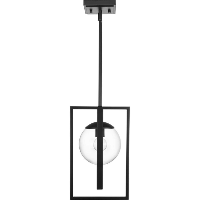 One Light Pendant from the Atwell collection in Black finish