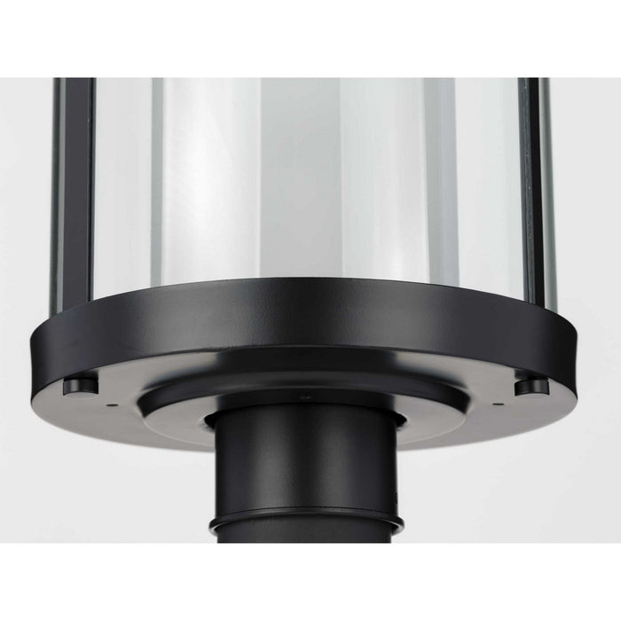 One Light Post Lantern from the Irondale collection in Black finish