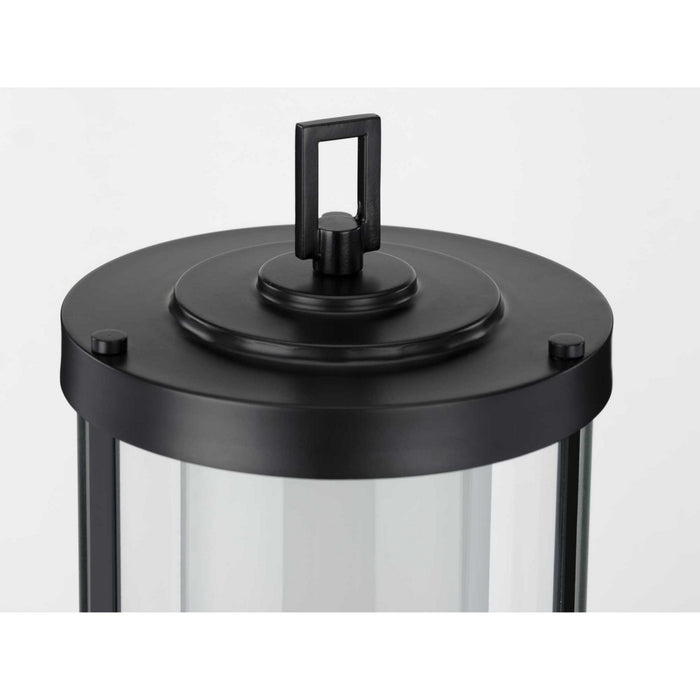 One Light Post Lantern from the Irondale collection in Black finish