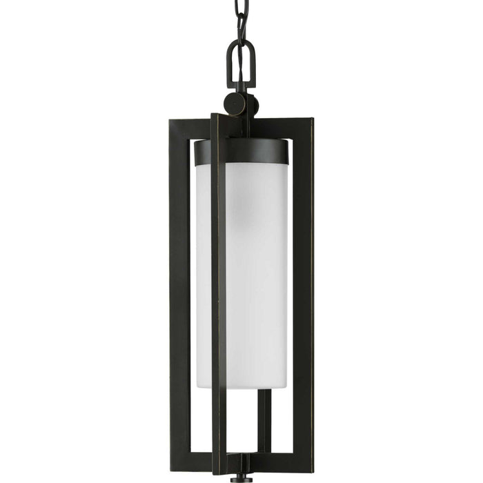 One Light Hanging Lantern from the Janssen collection in Oil Rubbed Bronze finish