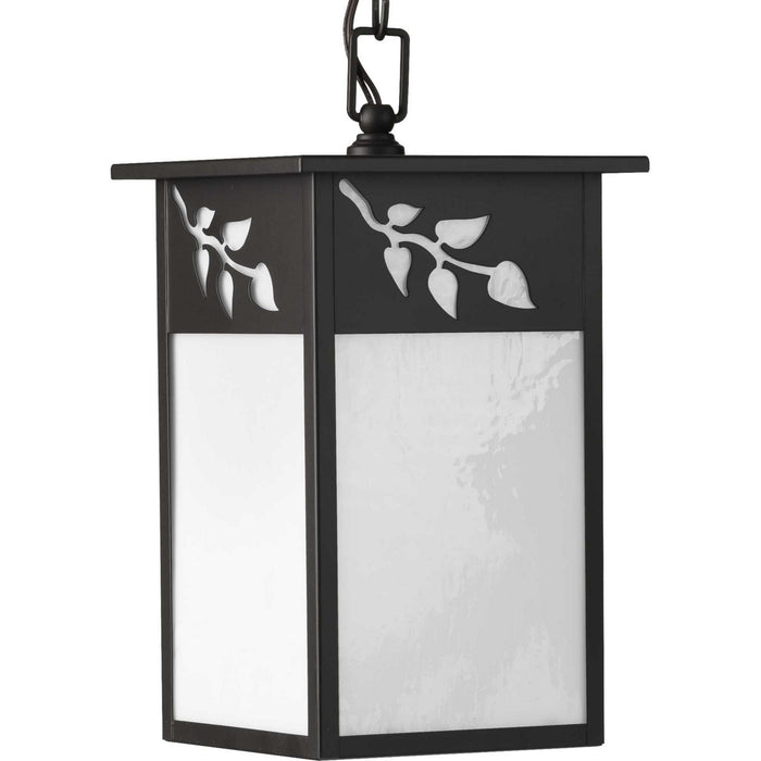 One Light Hanging Lantern from the Trellis collection in Antique Bronze finish