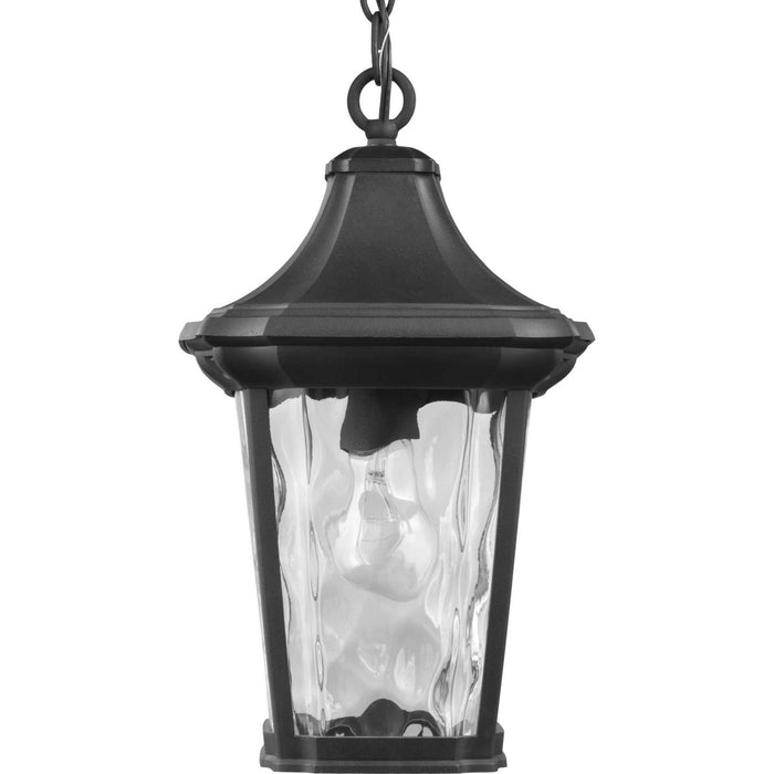 One Light Hanging Lantern from the Marquette collection in Black finish