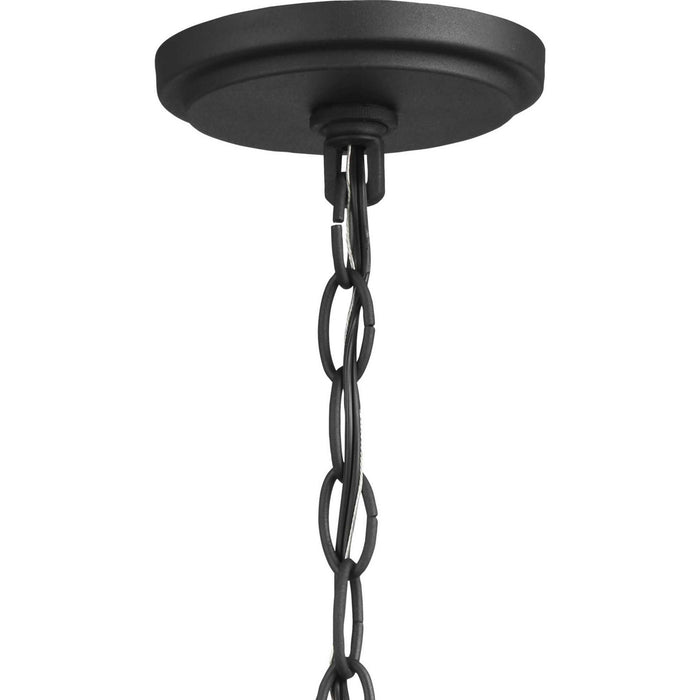 One Light Hanging Lantern from the Marquette collection in Black finish