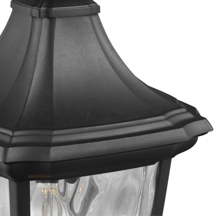 One Light Hanging Lantern from the Marquette collection in Black finish