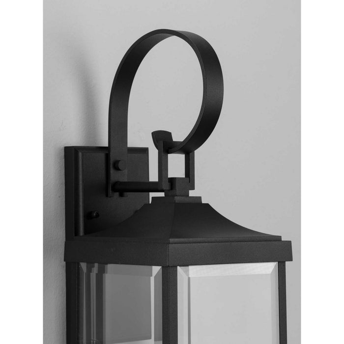 Two Light Wall Lantern from the Gibbes Street collection in Black finish