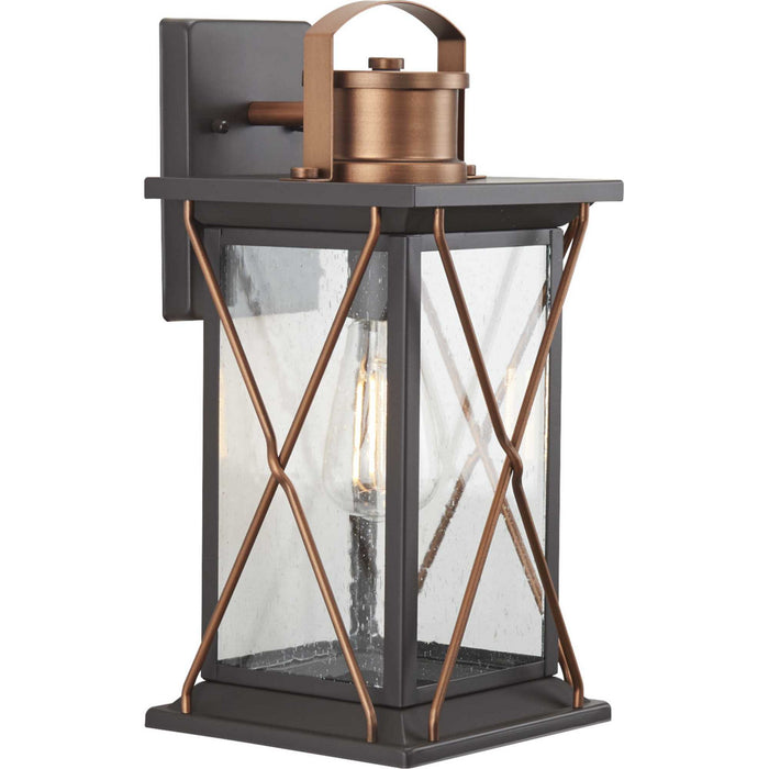 One Light Wall Lantern from the Barlowe collection in Antique Bronze finish