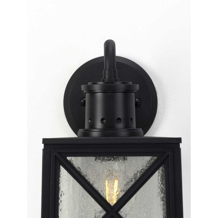 One Light Wall Lantern from the Seagrove collection in Black finish
