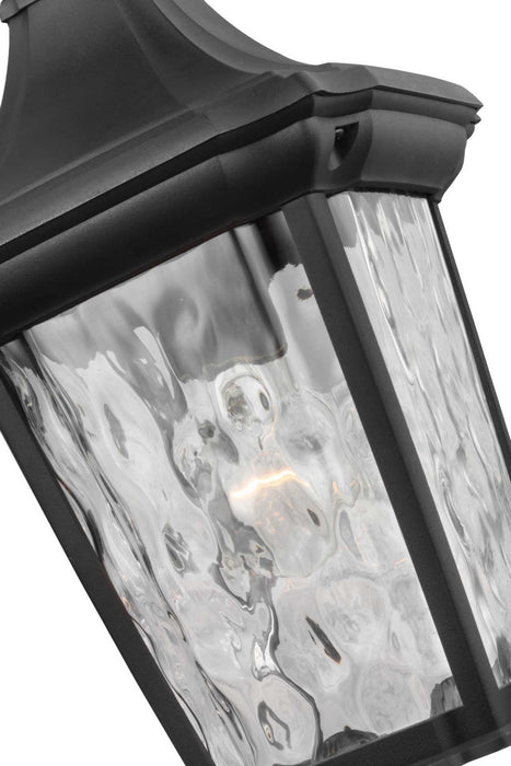 One Light Wall Lantern from the Marquette collection in Black finish