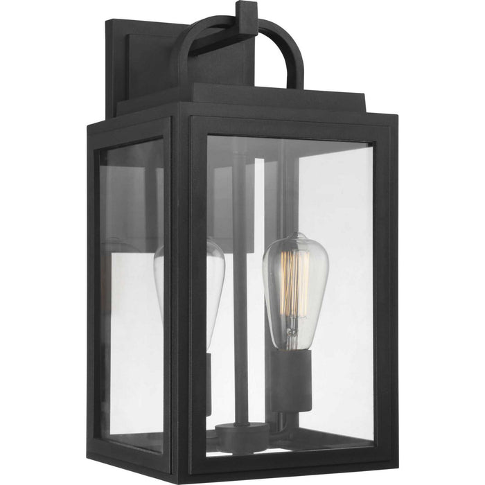 Two Light Wall Lantern from the Grandbury collection in Black finish