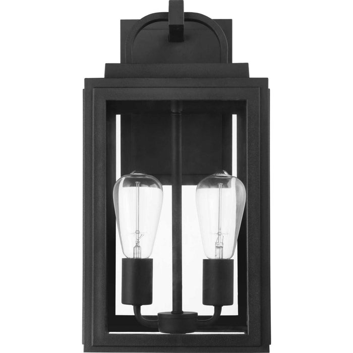Two Light Wall Lantern from the Grandbury collection in Black finish