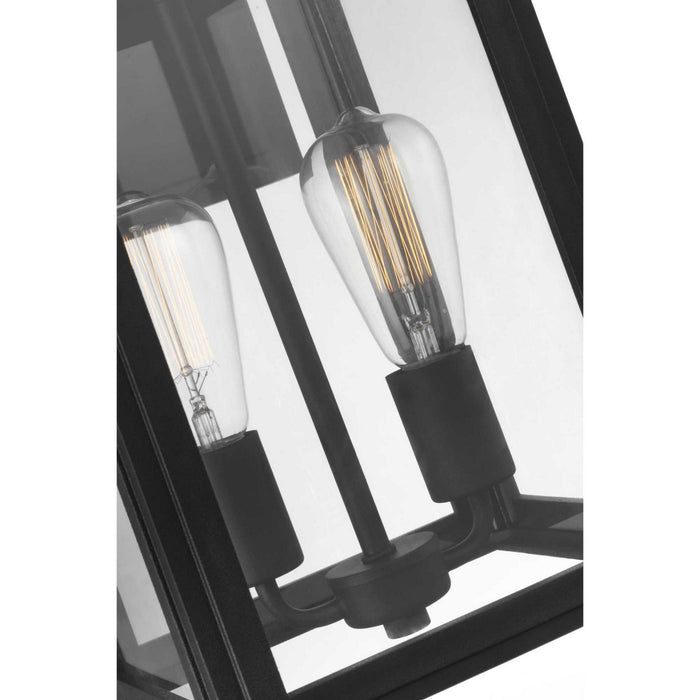 Two Light Wall Lantern from the Grandbury collection in Black finish
