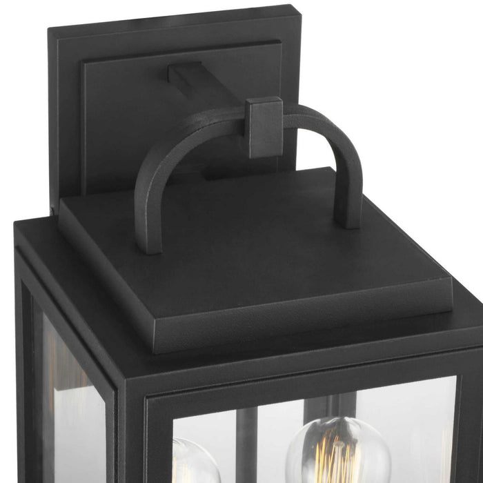 Two Light Wall Lantern from the Grandbury collection in Black finish
