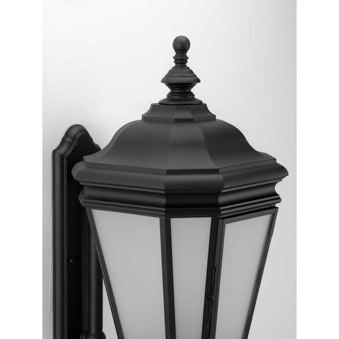 One Light Wall Lantern from the Crawford collection in Black finish