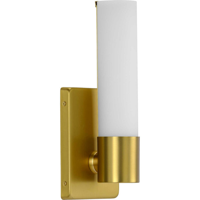 LED Wall Bracket from the Blanco LED collection in Satin Brass finish