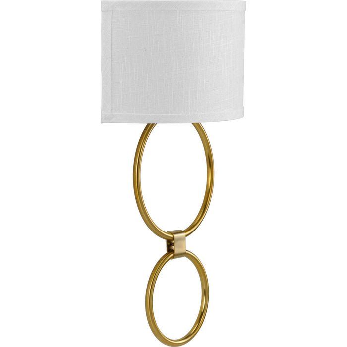 LED Wall Sconce from the LED Shaded Sconce collection in Brushed Bronze finish