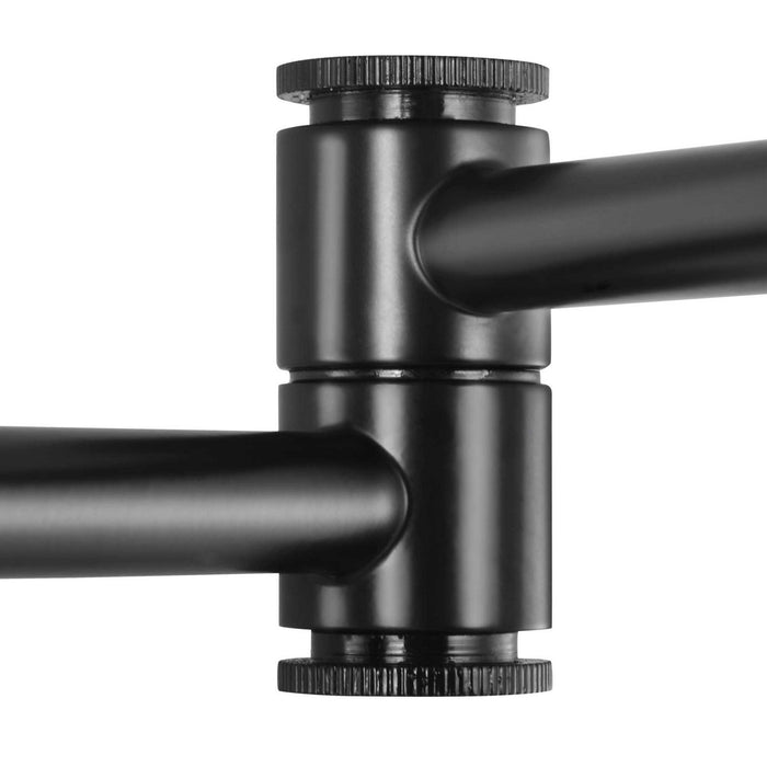 One Light Swing Arm Wall Lamp from the Hinton collection in Black finish