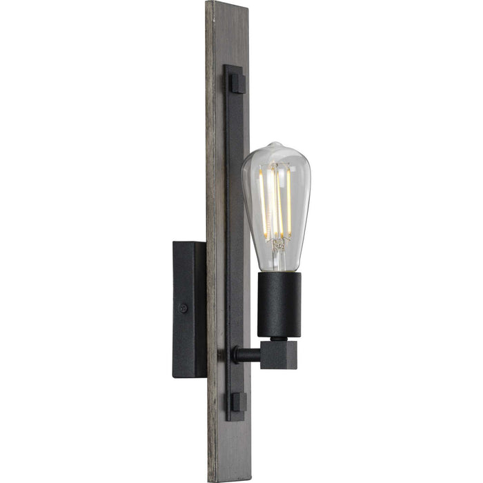 One Light Wall Bracket from the Hemsworth collection in Black finish