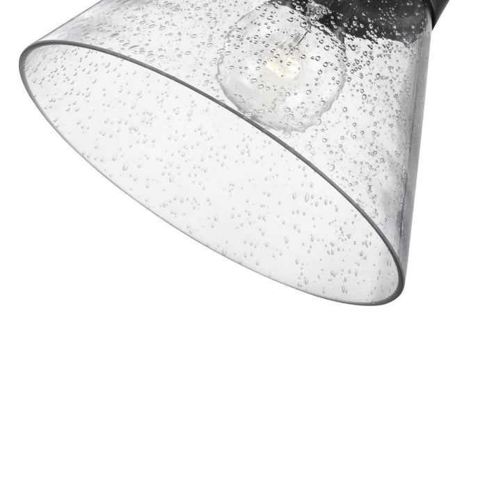 One Light Swing Arm Wall Lamp from the Hinton collection in Black finish