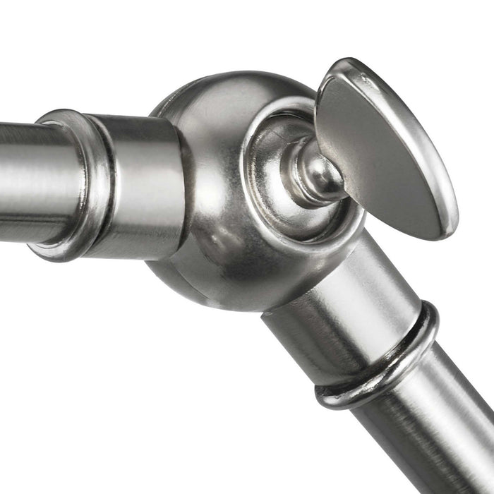 One Light Swing Arm Wall Lamp from the Hinton collection in Brushed Nickel finish