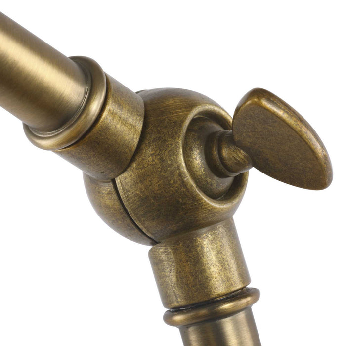 One Light Swing Arm Wall Lamp from the Hinton collection in Vintage Brass finish